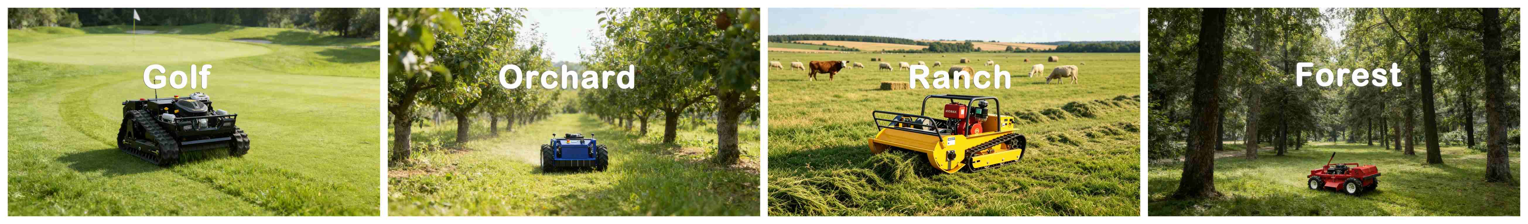 Cortacésped con control remoto