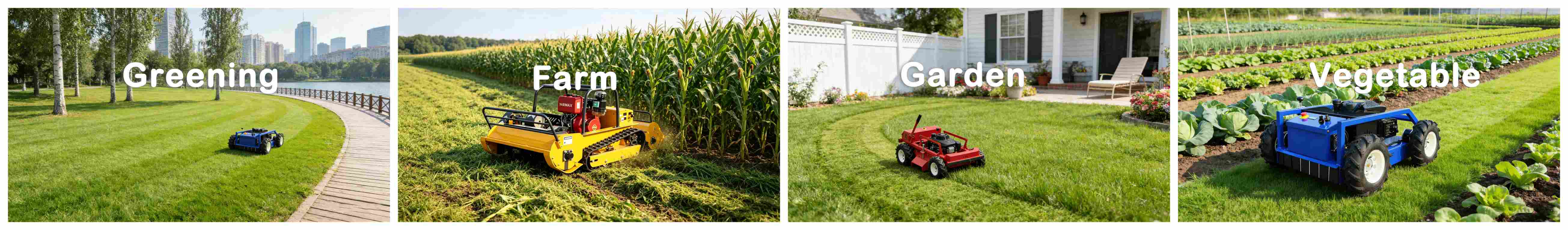 Cortacésped con control remoto